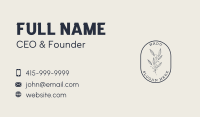 Natural Aesthetic Emblem Business Card Image Preview