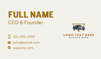 SUV Car Vehicle Business Card Design