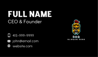 Gladiator Skull Warrior Business Card Image Preview