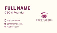 Eyelash Beauty Clinic Business Card Design