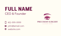 Eyelash Beauty Clinic Business Card Image Preview