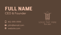 Tribal Woven Macrame Business Card Image Preview