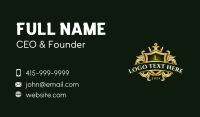 Royal Crest Decorative Business Card Image Preview