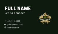 Royal Crest Decorative Business Card Image Preview