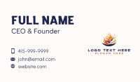 Barbecue Kebab Grill Business Card Design