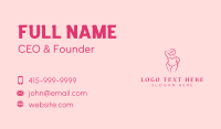 Plus Size Lingerie Swimwear Business Card Design