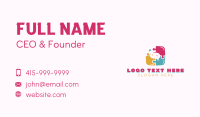 Chat Bubble Puzzle Business Card Image Preview
