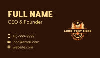 Pine Tree Wood Saw Business Card Image Preview