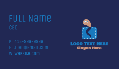 Pocket Worm Business Card Image Preview