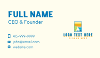 Garden Backyard Landscaping  Business Card Design