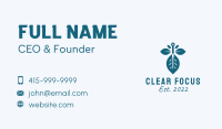 Acupuncture Leaf Needle  Business Card Image Preview