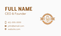 Vintage King Monarch Business Card Design