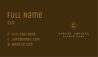 Stylish Eye Psychic Business Card Image Preview