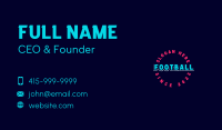 Digital Circle Wordmark Business Card Image Preview