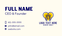 Heart Family Foundation  Business Card Design