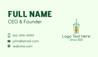 Healthy Carrot Drink Business Card Image Preview