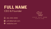 Swirl Accessory Boutique  Business Card Design