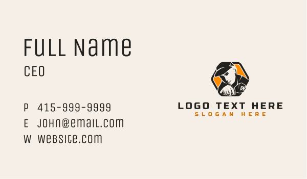 Mechanic Handyman Wrench Business Card Design Image Preview