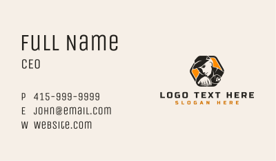 Mechanic Handyman Wrench Business Card Image Preview