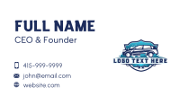 Car Wash Polish Detailing Business Card Preview