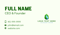 Nature Water Leaf Business Card Image Preview