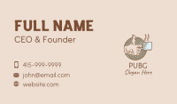Thumbs Up Coffee Drink Business Card Image Preview