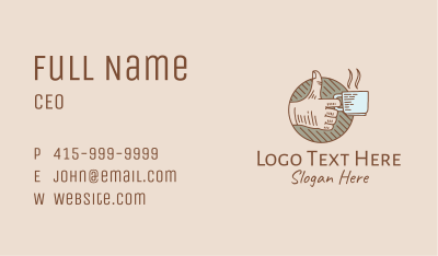 Thumbs Up Coffee Drink Business Card Image Preview