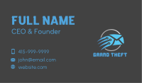 Blue Fast Mail Business Card Image Preview