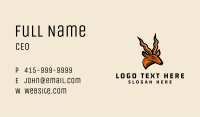 Antelope Gaming Mascot Business Card Image Preview