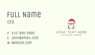 Santa Claus Decoration Business Card Image Preview