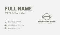 Dumbbell Bodybuilding Gym Business Card Preview