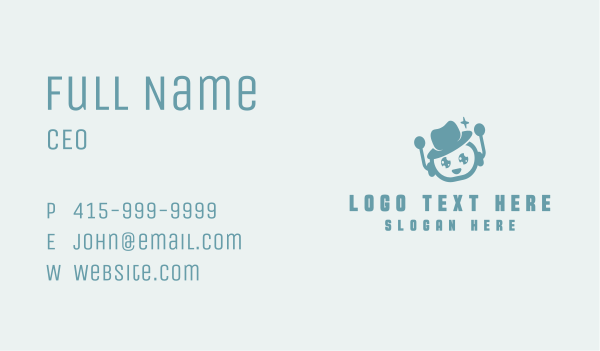 Robot Hat Technology Business Card Design Image Preview