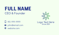Minimalist Star Company  Business Card Design