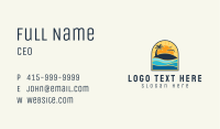 Tropical Beach Resort Business Card Image Preview