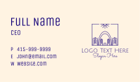 Gateway Arch Monoline  Business Card Image Preview
