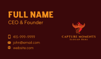 Phoenix Mythical Bird Shield Business Card Image Preview