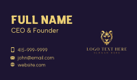 Premium Jungle Lion Business Card Preview