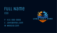 Burning Cold Flame Temperature Business Card Image Preview
