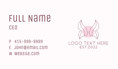 Beauty Product Wings  Business Card Image Preview