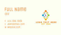 Child Nursery Letter Business Card Image Preview