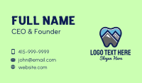 Mountain Peak Dental Business Card Preview