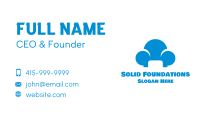 Blue Cloud Sofa Business Card Design