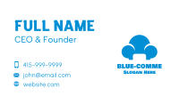 Blue Cloud Sofa Business Card Image Preview