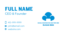 Blue Cloud Sofa Business Card Design