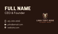 Bull Horn Crest Business Card Image Preview