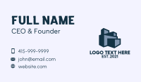 Blue Blocks Storage  Business Card Preview