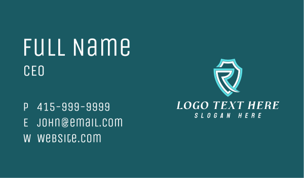 Insignia Defense Letter R  Business Card Design Image Preview