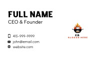 Grill Chicken Barbeque Business Card Image Preview