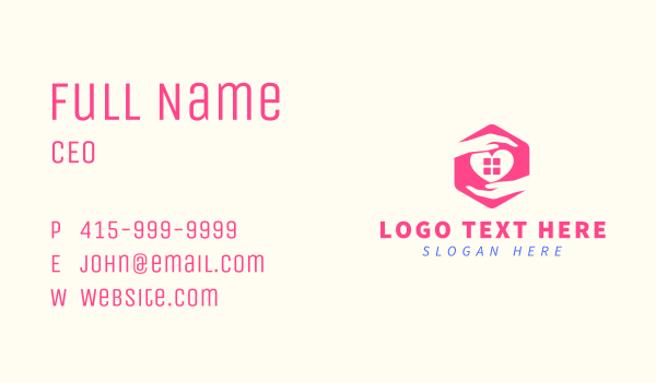 Home Love Support Business Card Design Image Preview