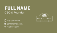 Rustic Mountain View Business Card Image Preview